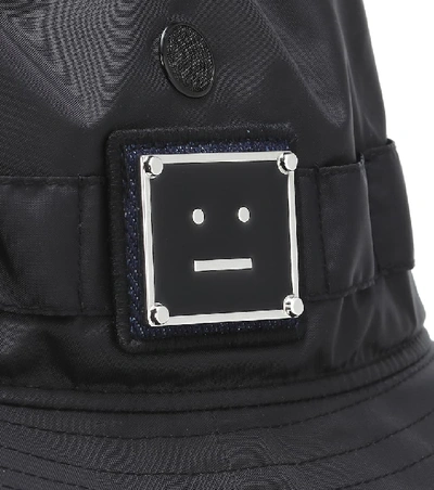 Shop Acne Studios Nylon Hat In Black