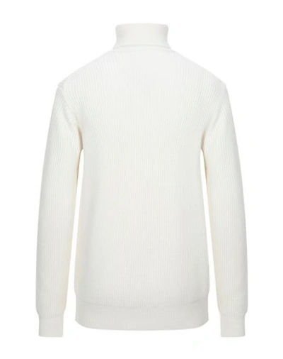 Shop Kaos Man Turtleneck Ivory Size S Acrylic, Wool In White