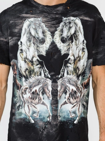 Shop Balmain Horse Print T-shirt