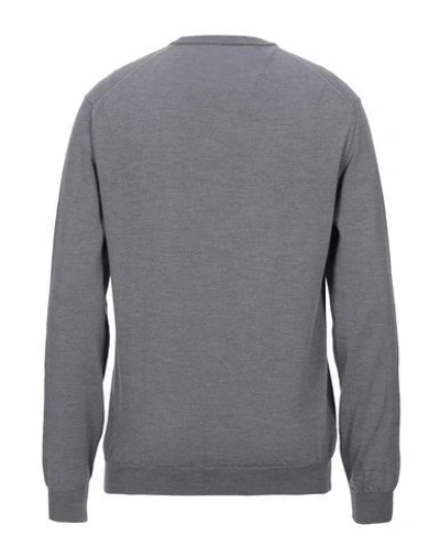 Zanone Sweaters In Grey