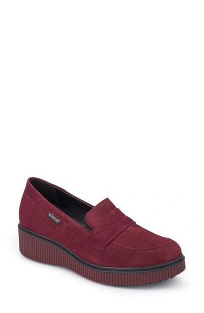 Shop Mephisto Ermia Loafer In Chianti Suede