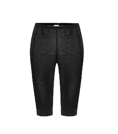 Shop Ganni Biker Shorts In Black