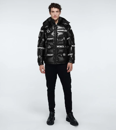 7 Moncler Fragment Mayconne Puffer Jacket In Black