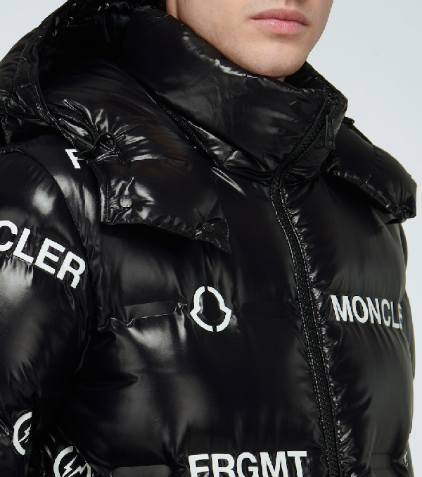 moncler maire shiny puffer jacket