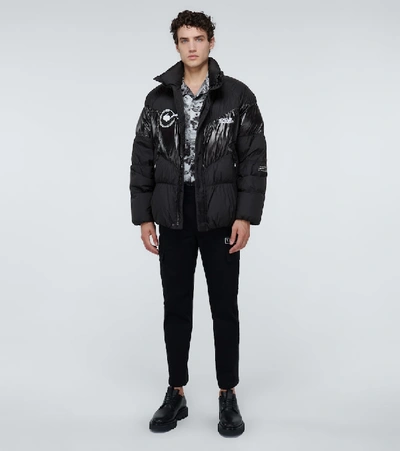 Shop Moncler Genius 7 Moncler Frgmt Hiroshi Fujiwara Blain Puffer Jacket In Black