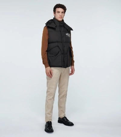 Shop Moncler Genius 7 Moncler Frgmt Hiroshi Fujiwara Kyle Gilet In Black