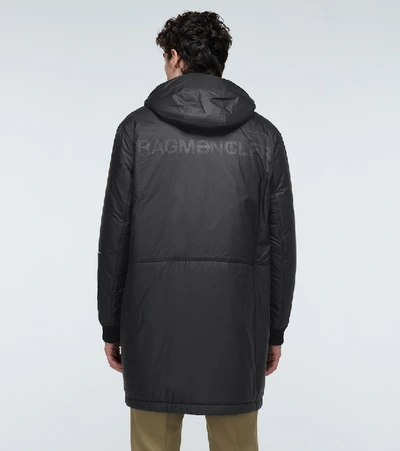 Shop Moncler Genius 7 Moncler Frgmt Hiroshi Fujiwara Bastonx Nylon Overcoat In Black