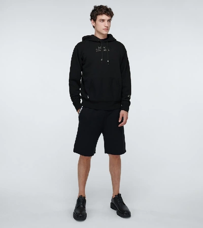 Shop Moncler Genius 7 Moncler Frgmt Hiroshi Fujiwara Hooded Sweatshirt In Black