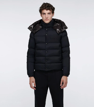 Shop Moncler Aubrac Padded Jacket In Blue