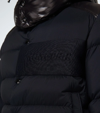 Shop Moncler Aubrac Padded Jacket In Blue