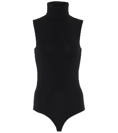 Shop Wolford Turtleneck Bodysuit In Black