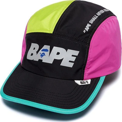 Pre-owned Bape  Multi Color Cap Black/pink