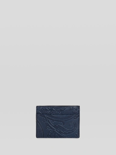 Shop Etro Paisley Pattern Card Holder