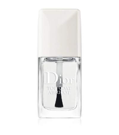 Shop Dior Top Coat Abricot In White