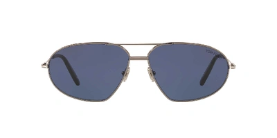 Shop Tom Ford Man Sunglass Ft0771 In Blue