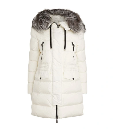 Shop Moncler Fur-trim Aphroti Jacket
