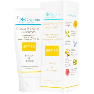 Shop The Organic Pharmacy Cellular Protection Spf50 Sun Cream 100ml