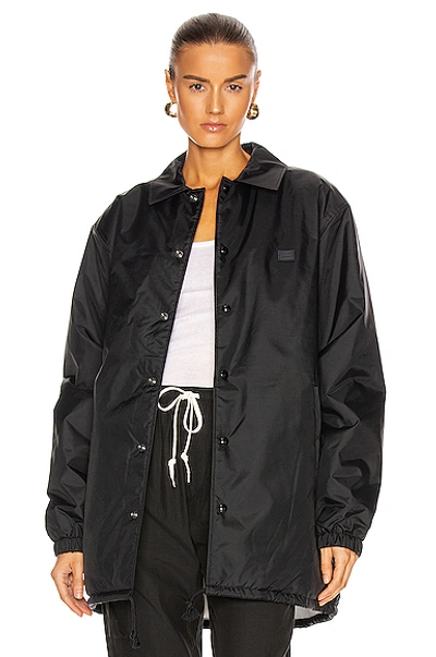 Shop Acne Studios Oscodo Face Jacket In Black