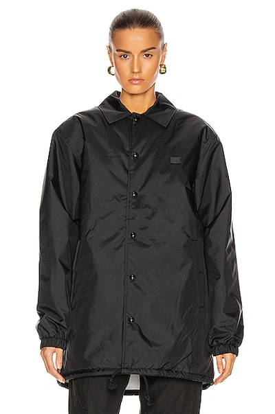 Shop Acne Studios Oscodo Face Jacket In Black