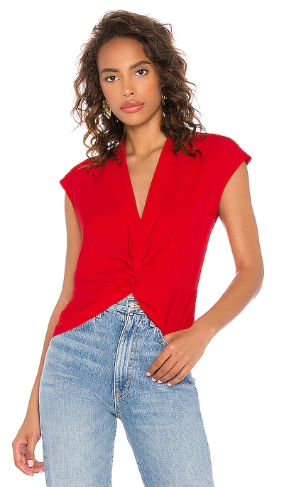 Shop Amanda Uprichard Sleeveless Keely Top In Candy Apple