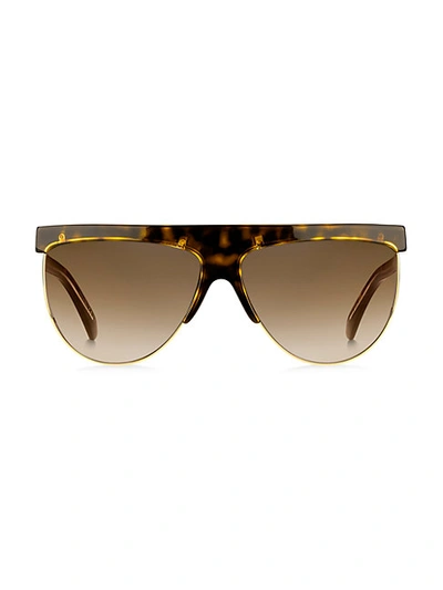 Shop Givenchy 62mm Round Sunglasses In Dark Havana
