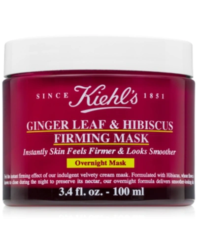 Shop Kiehl's Since 1851 Ginger Leaf & Hibiscus Firming Mask, 3.4 Oz. In No Color