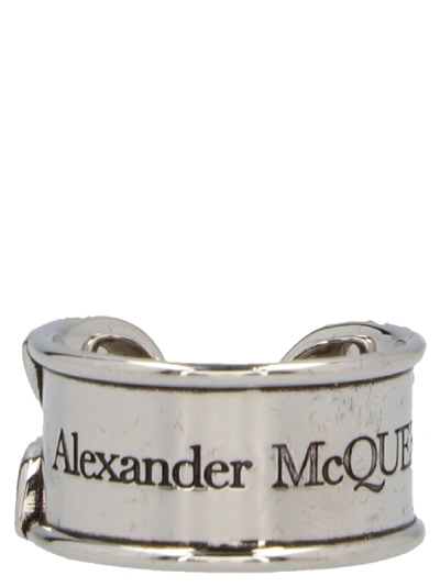 Shop Alexander Mcqueen Ring In Silver