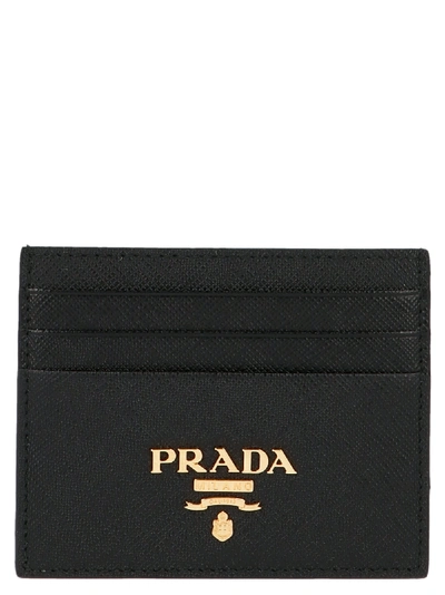 Shop Prada Cardholder In Black