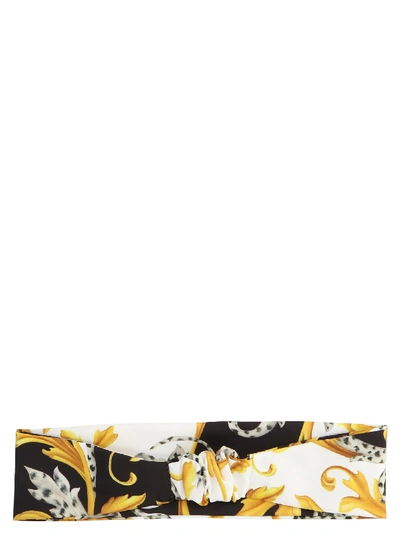 Shop Versace Barocco Headband In Multicolor