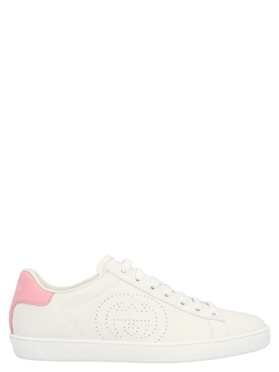 Shop Gucci New Ace Shoes In White