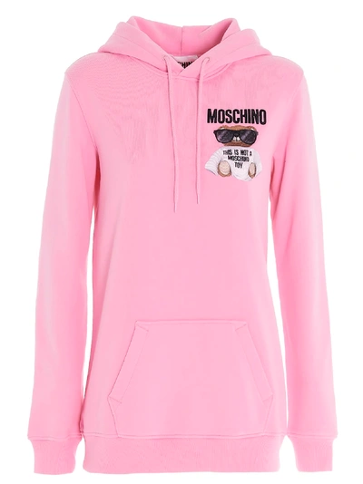 Shop Moschino Teddy Sweatshirt In Pink