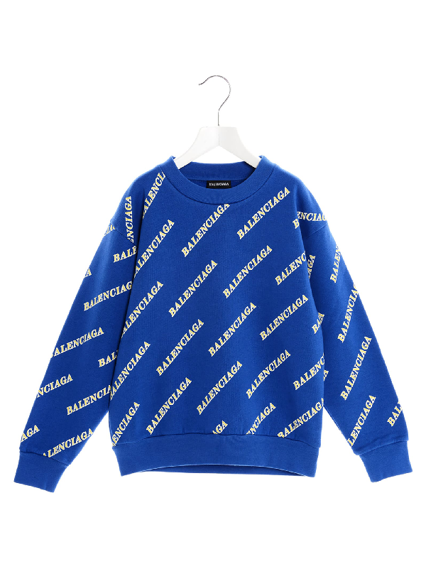 balenciaga sweatshirt blue