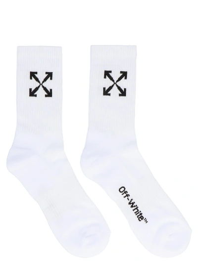 Shop Off-white Arrow Mid Sport Socks