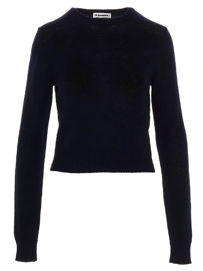 Shop Jil Sander Sweater In Blue