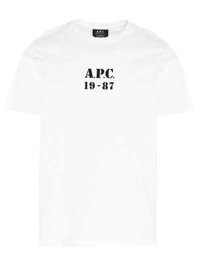 Shop Apc A.p.c. T-shirt In White