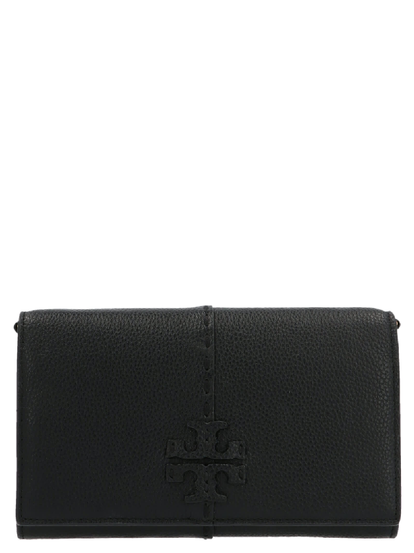 Tory Burch Mcgraw Foldover Crossbody Bag In Black Literacy Basics