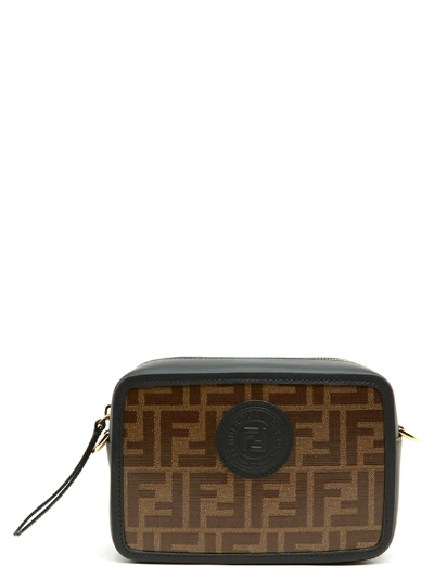 Shop Fendi Camera Case Bag In Brown