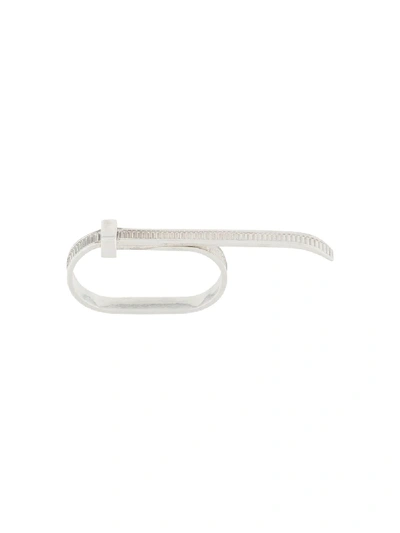 Shop Ambush Zip Tie Ring In Silver