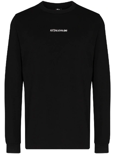Shop Alyx X Stüssy Long-sleeve T-shirt In Black