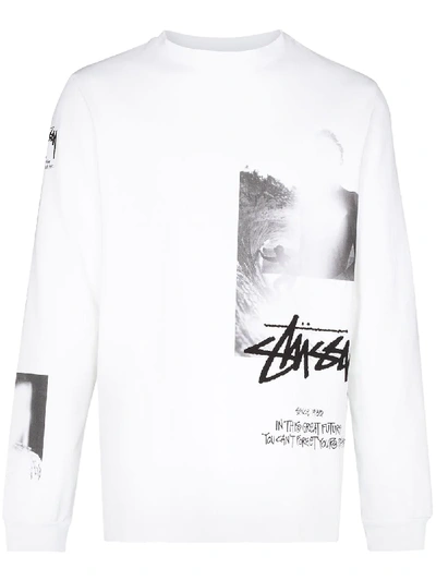 Shop Alyx X Stüssy Langarmshirt In White