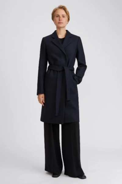 Shop Filippa K Kaya Coat In Navy