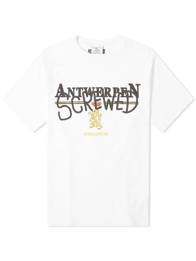 Shop Vetements Antwerpen Screwed T-shirt In White