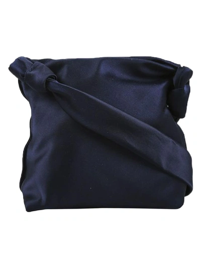 Shop The Row Small Satin Bag In Blue
