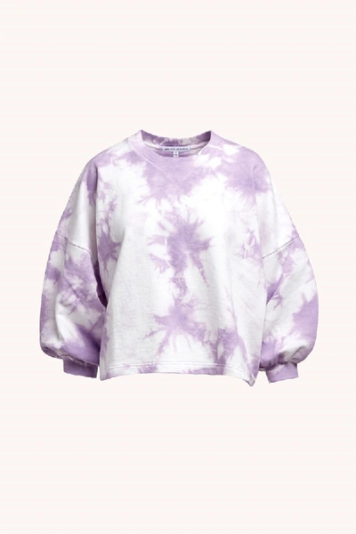 Shop Rebecca Minkoff Rosie Sweatshirt | Purple Tie-dye Sweatshirt |  In Purple Tie Dye