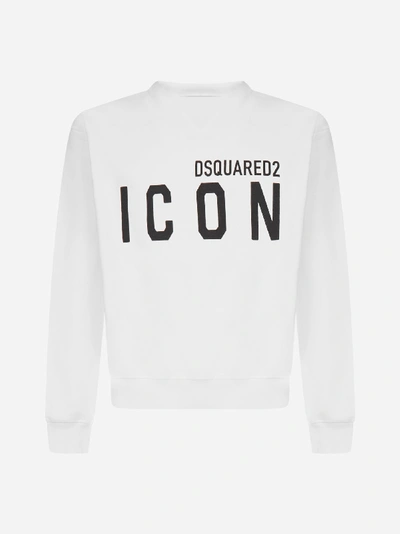 Shop Dsquared2 Icon Cotton Sweatshirt