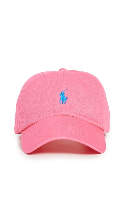 Shop Polo Ralph Lauren Classic Sport Cap In Pink