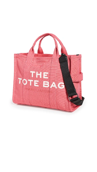 Shop The Marc Jacobs Small Traveler Tote In Bright Pink