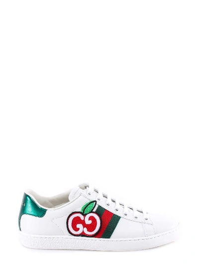 Shop Gucci Sneakers In Bianco