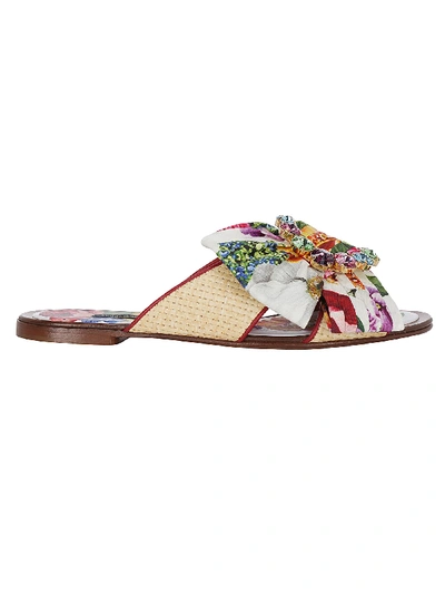 Shop Dolce & Gabbana Sandals In Bianco