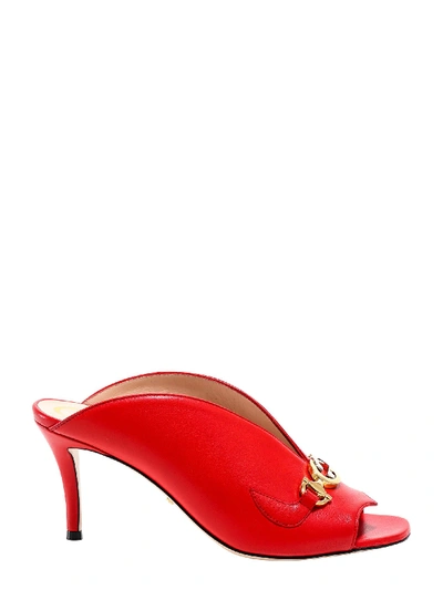 Shop Gucci Mule In Rosso